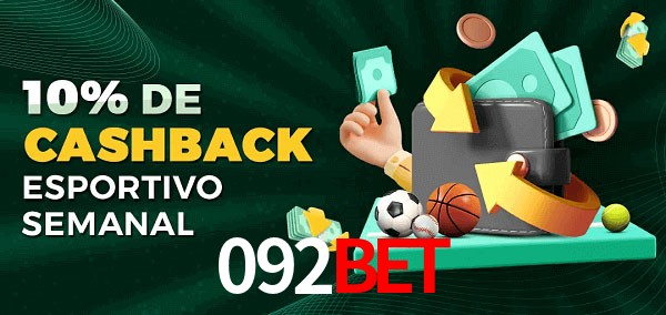 10% de bônus de cashback na 092bet